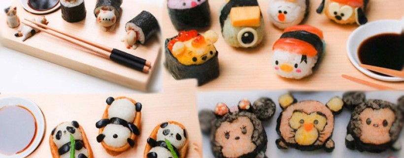 La ternura, belleza y diversión de la comida japonesa tipo Kawaii.